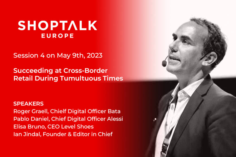 Our Chief Digital Officer, Roger, at Shoptalk Europe next week!