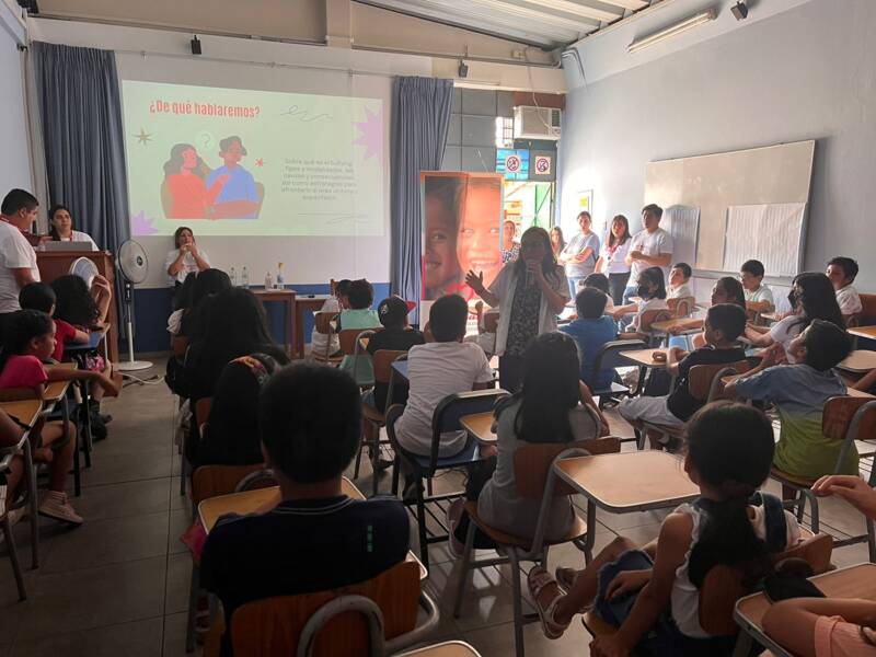 We organized an Anti-Bullying workshop in Peru