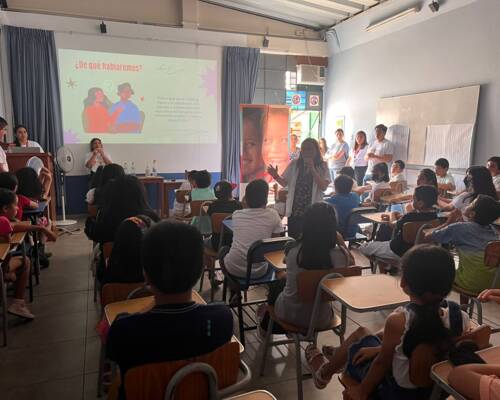 We organized an Anti-Bullying workshop in Peru
