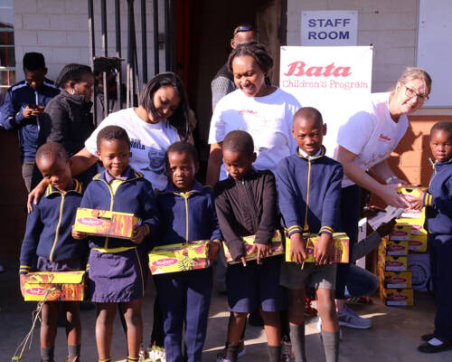 School shoes for success, South Africa
